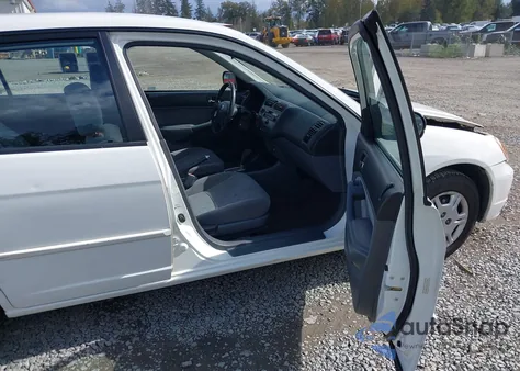 2002 Honda Civic Lx из США, поврежденный, VIN JHMES16592S003509